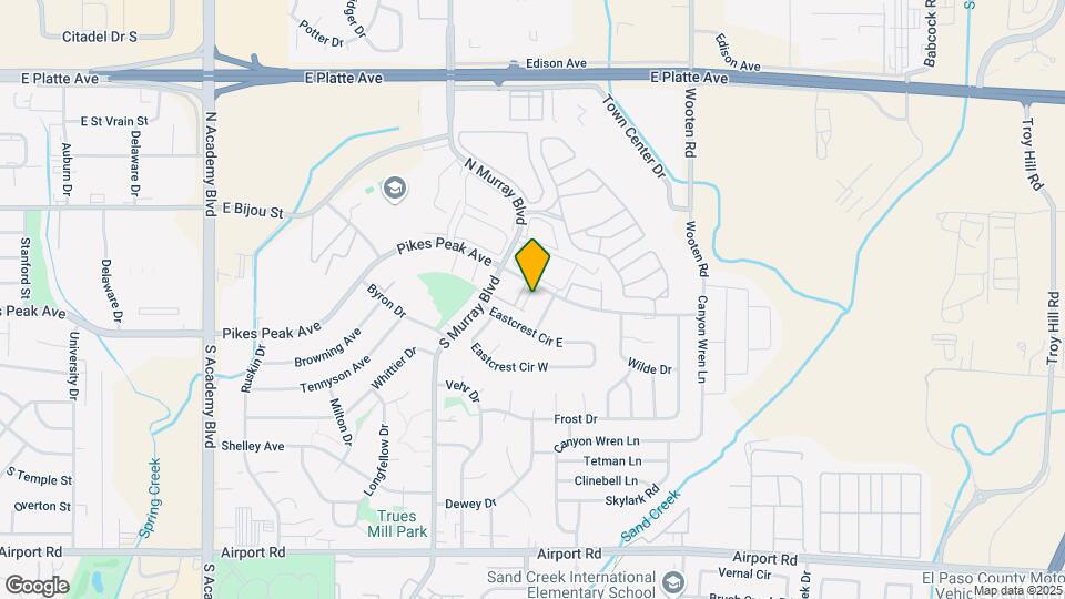 4477 E Pikes Peak Ave Map and Location Details