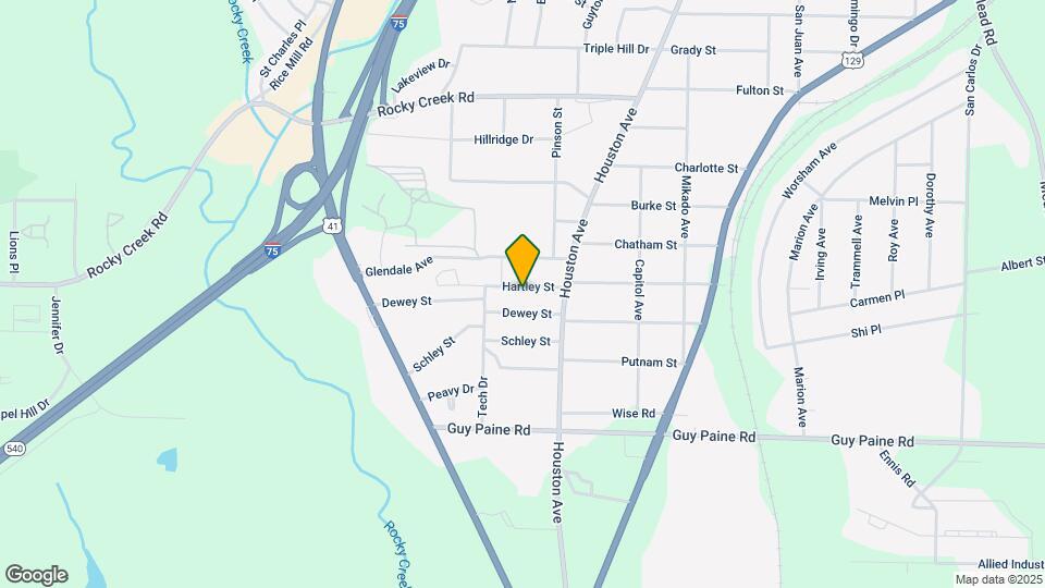 1196 Hartley St Map and Location Details