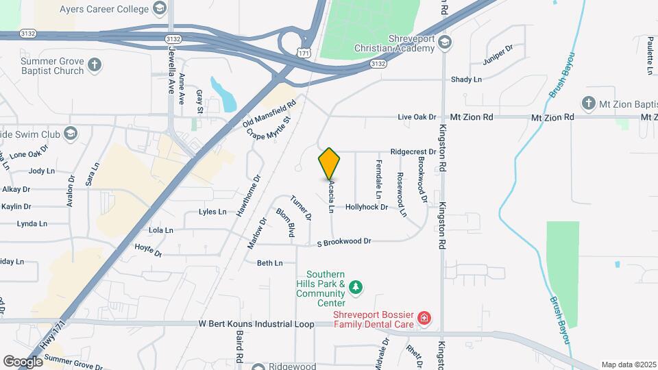 8920 Acacia Ln Map and Location Details