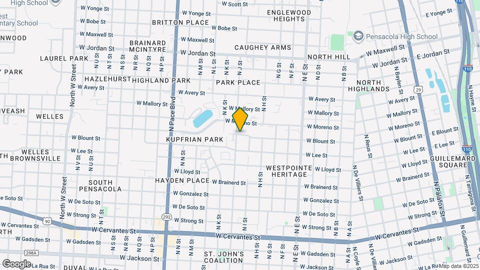 1420 N J St Map and Location Details