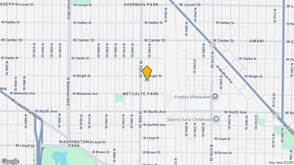 2445-2447-2447 N 34th St Map and Location Details