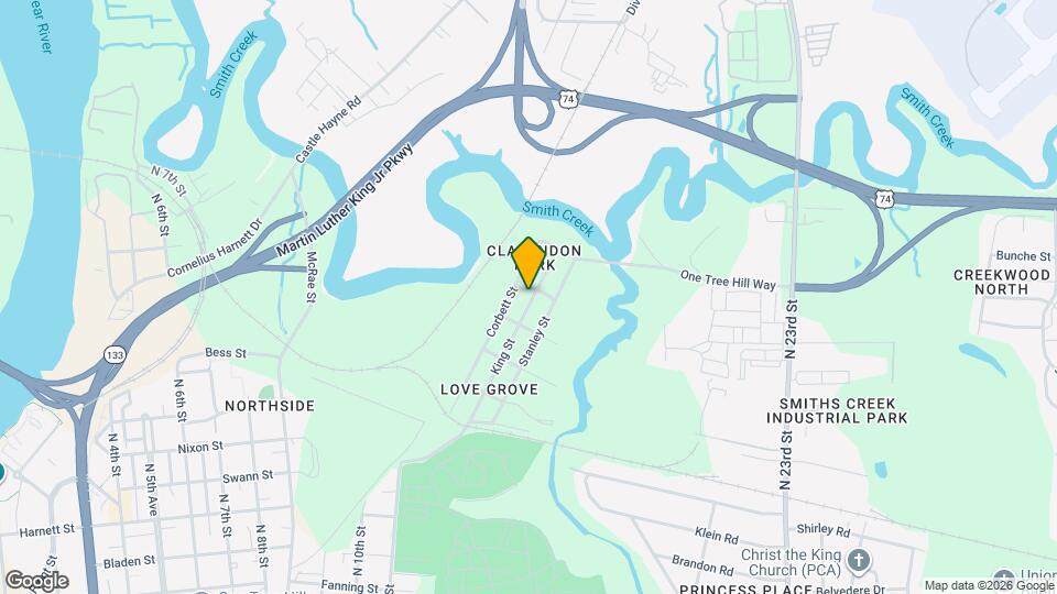 1533 King St Map and Location Details