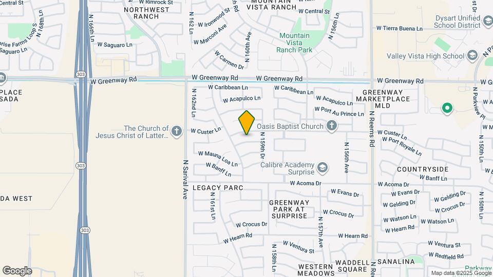 16006 W Port Royale Ln Map and Location Details