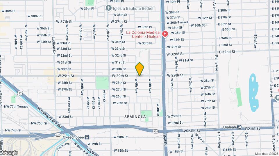 570 W 29th St Mapa y Detalles de la Ubicación