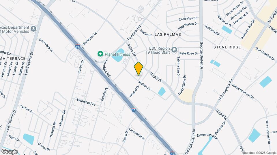 11727 Dos Palmas Dr Map and Location Details
