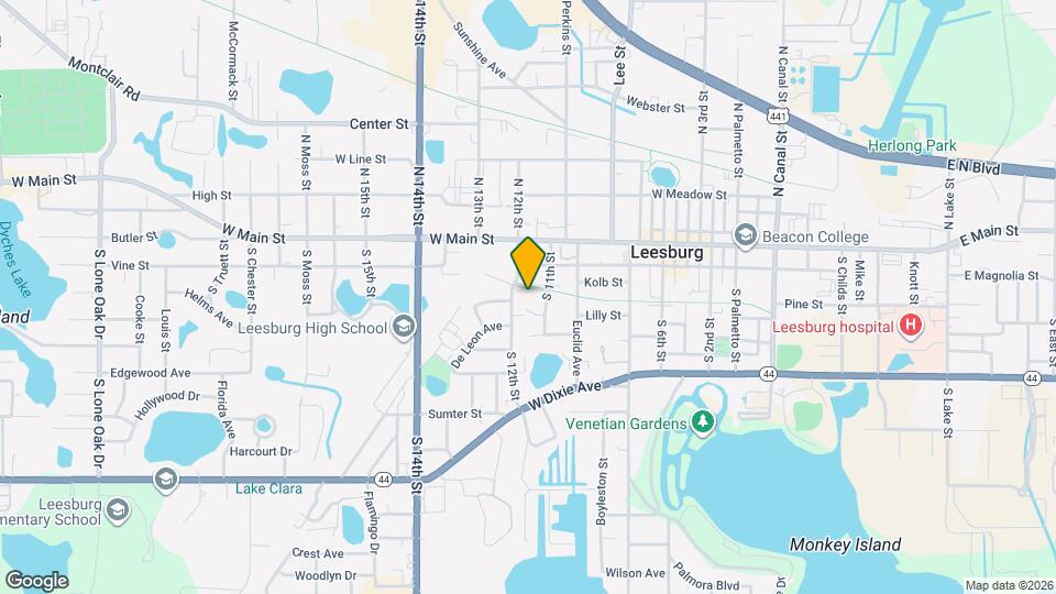 282 S 12th St Map and Location Details