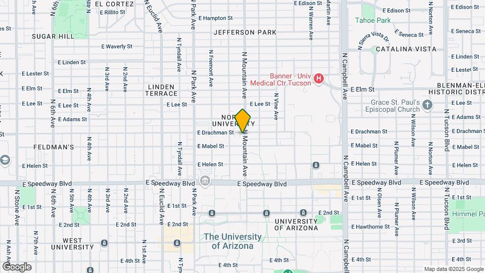 1230-1323 E Drachman St Map and Location Details