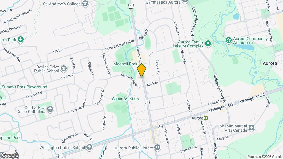 15450 Yonge St Map and Location Details