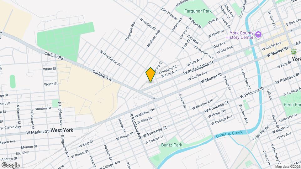 729 W Philadelphia St Map and Location Details