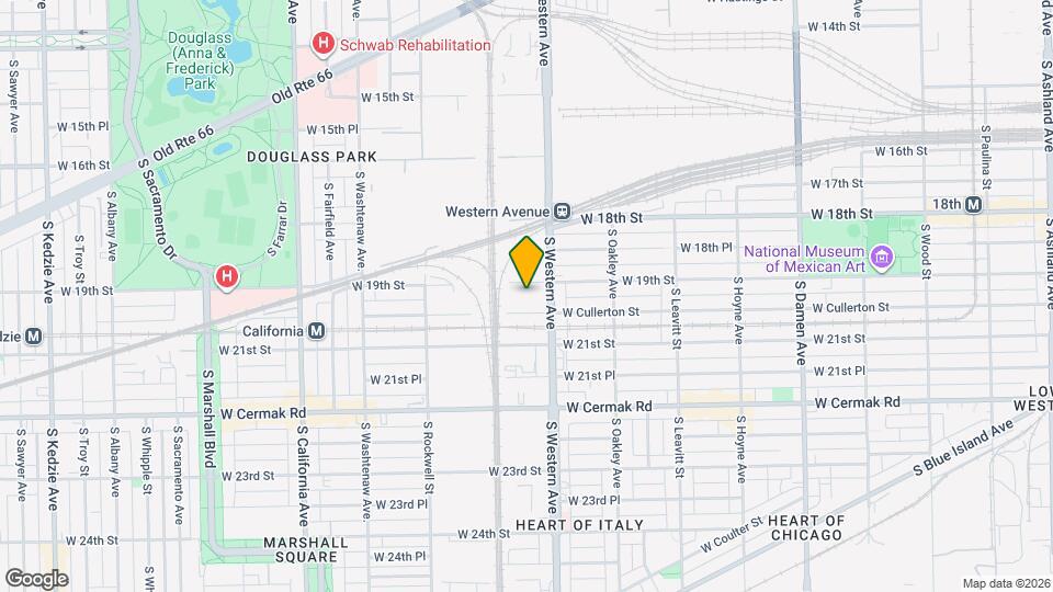 2419 W 19th St Mapa y Detalles de la Ubicación