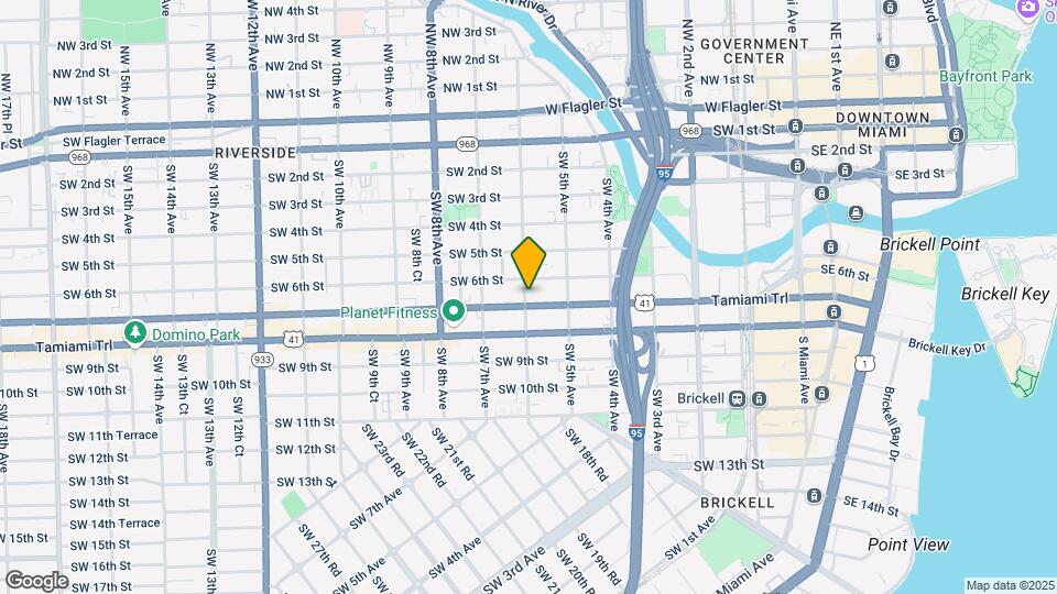 599 SW 7th St Map and Location Details