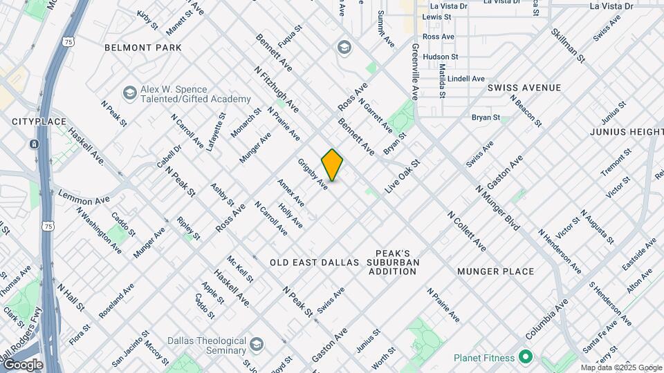 4706 Virginia Ave Map and Location Details