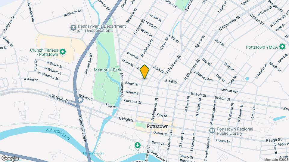 254 N York St Map and Location Details