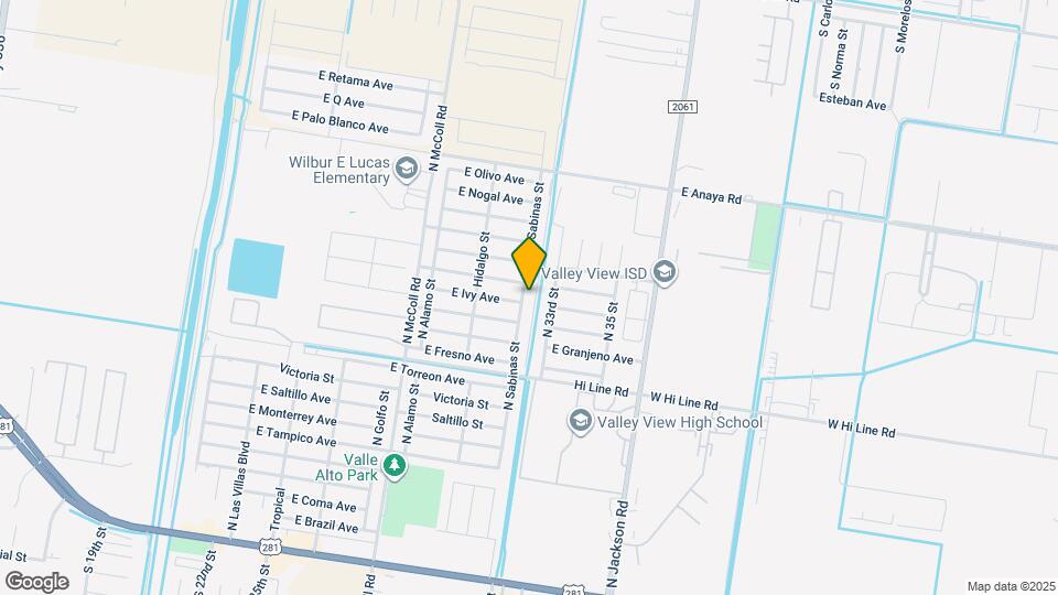 1005 N Sabinas St Map and Location Details