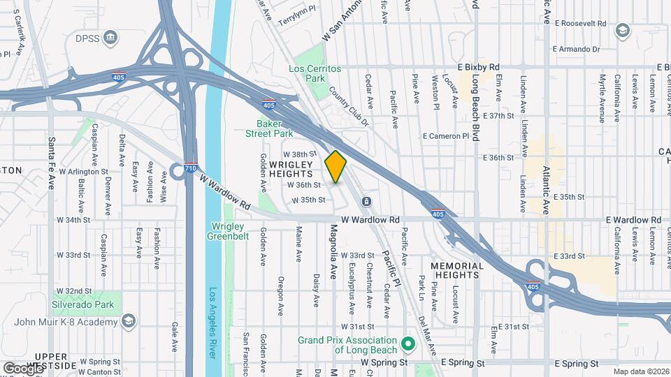 3545 Eucalyptus Ave Map and Location Details