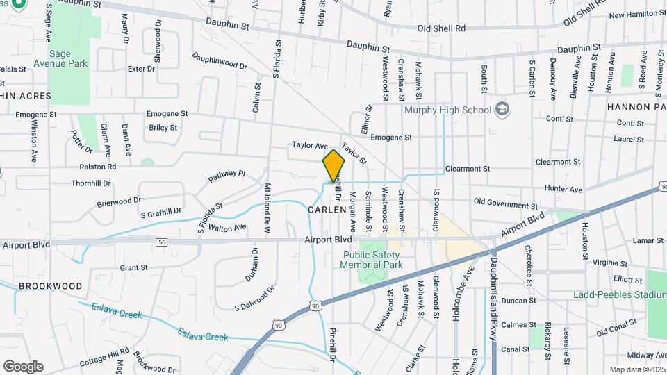 210 Pinehill Dr Map and Location Details