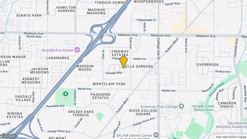 4909 Orchid Way Map and Location Details