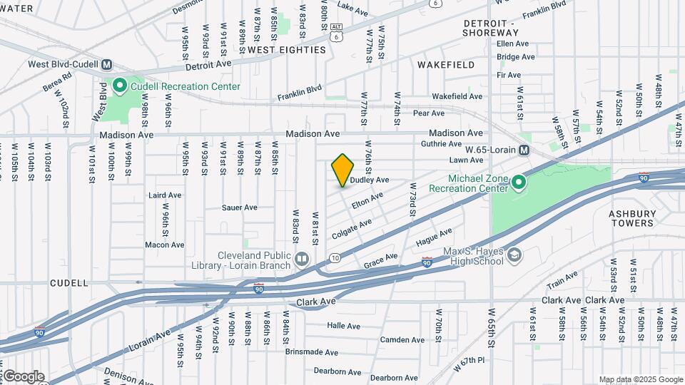 7815 Eve Ave Map and Location Details