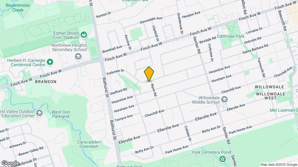137 Yorkview Dr Map and Location Details