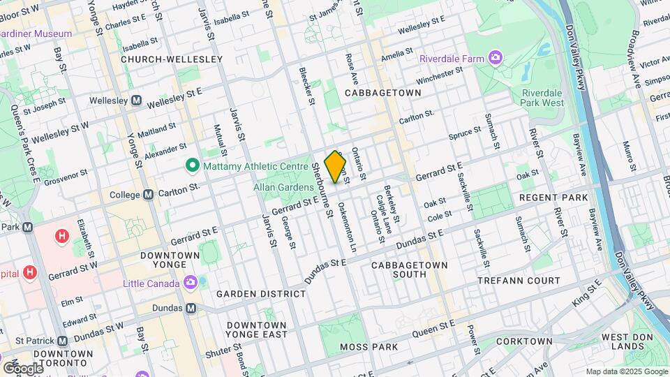 204-204 Gerrard St E Map and Location Details