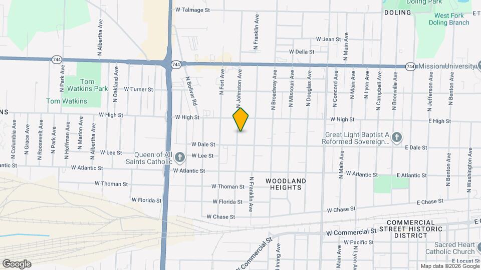 2120 N Johnston Ave Map and Location Details