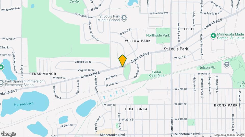 2420 Sumter Ave S Map and Location Details