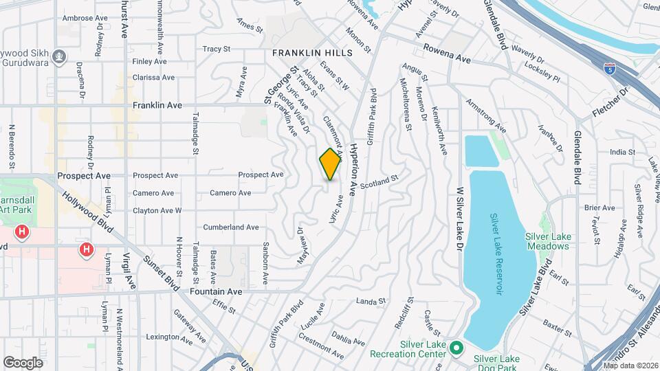 2226 Ronda Vista Dr Map and Location Details
