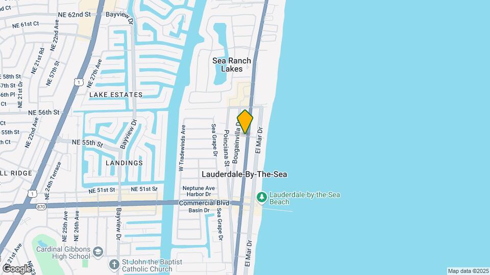 4565 N Ocean Dr Map and Location Details