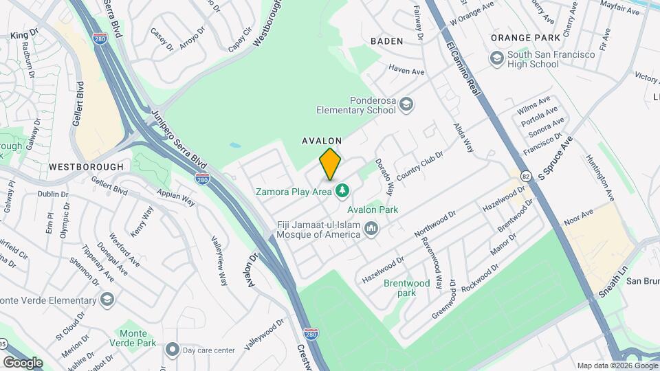 372 Avalon Dr Map and Location Details