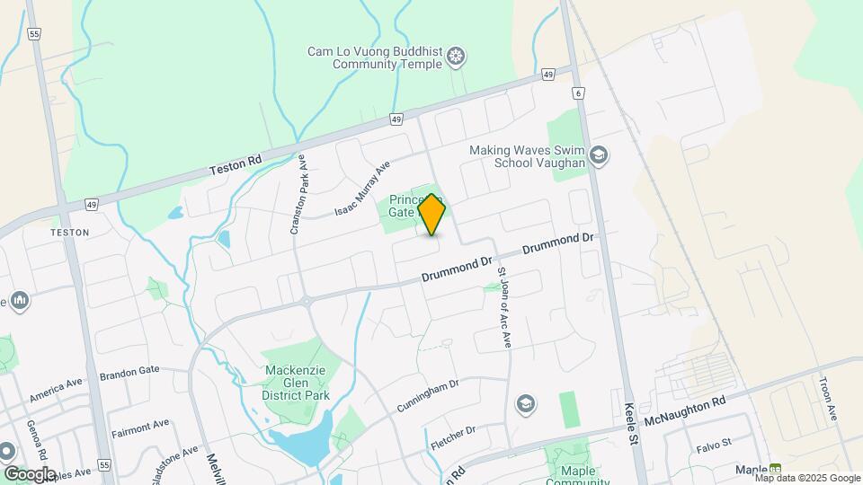 109 Monteith Crescent Map and Location Details