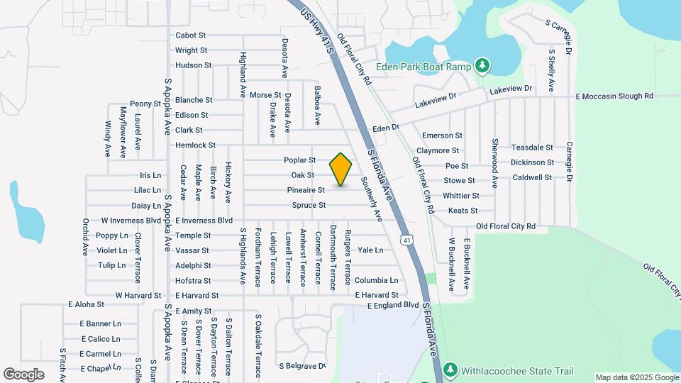 815 Pineaire St Map and Location Details