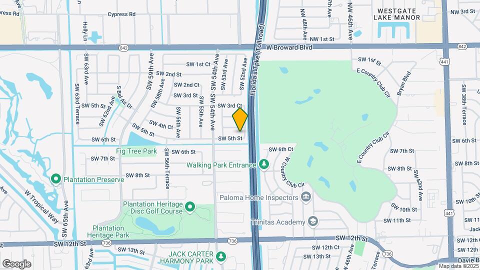 5221 SW 5th St Mapa y Detalles de la Ubicación
