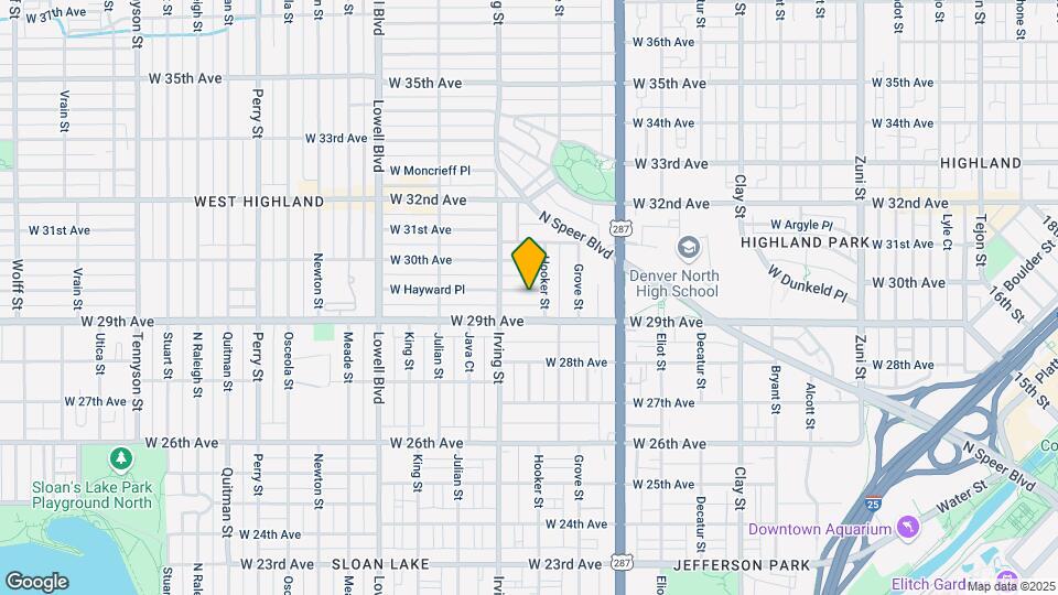 3222 W Hayward Pl Mapa y Detalles de la Ubicación