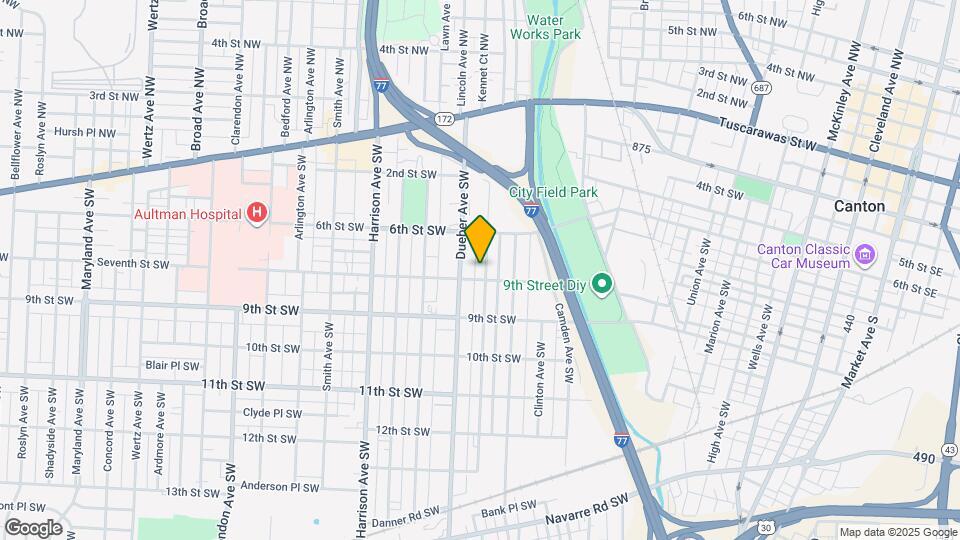 641 Garfield Ave SW Map and Location Details