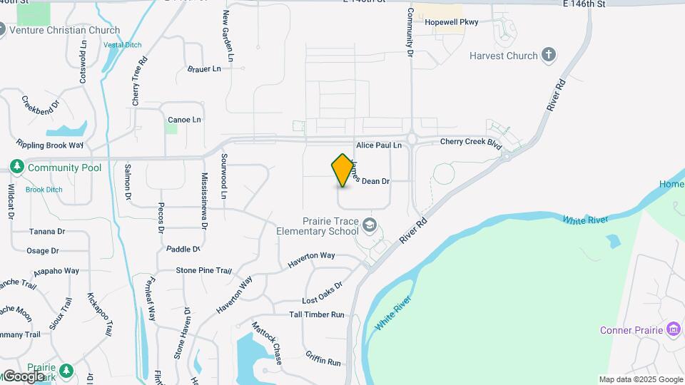 14080 Knightstown Dr W Map and Location Details