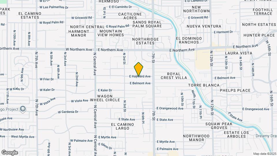 347 E Hayward Ave Mapa y Detalles de la Ubicación