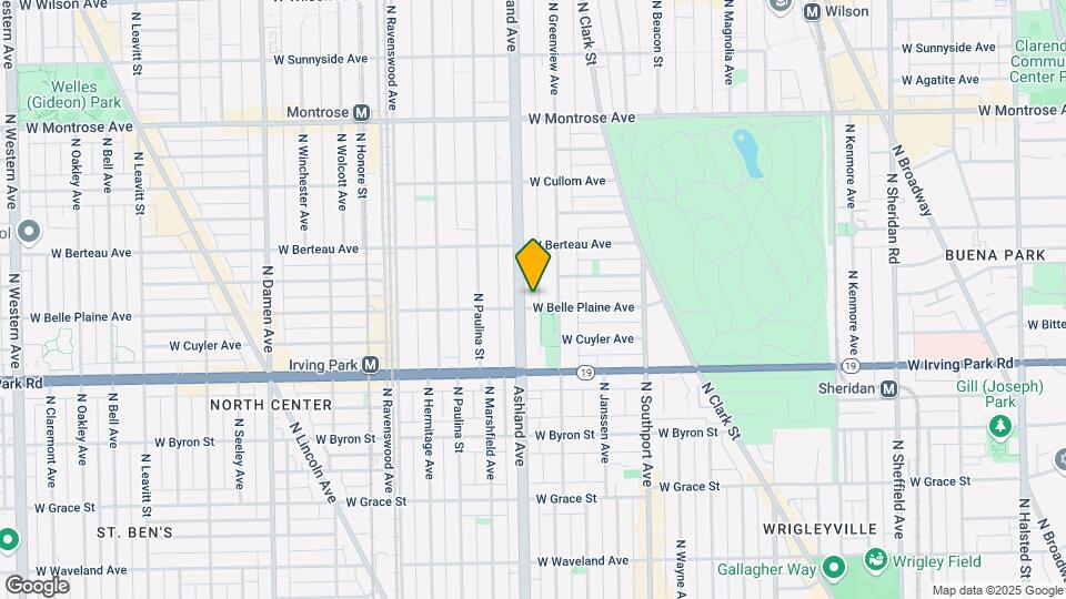 4105 N Ashland Ave Mapa y Detalles de la Ubicación
