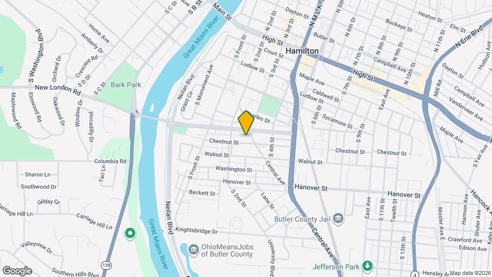 238 Chestnut St Map and Location Details