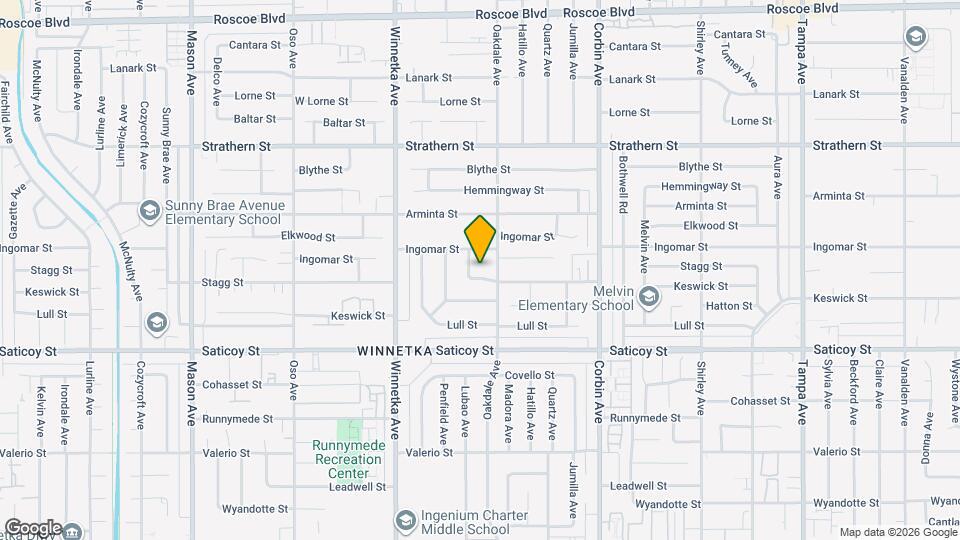 19917 Stagg St Map and Location Details