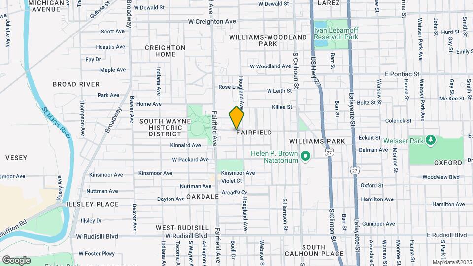 415 W Wildwood Ave Map and Location Details