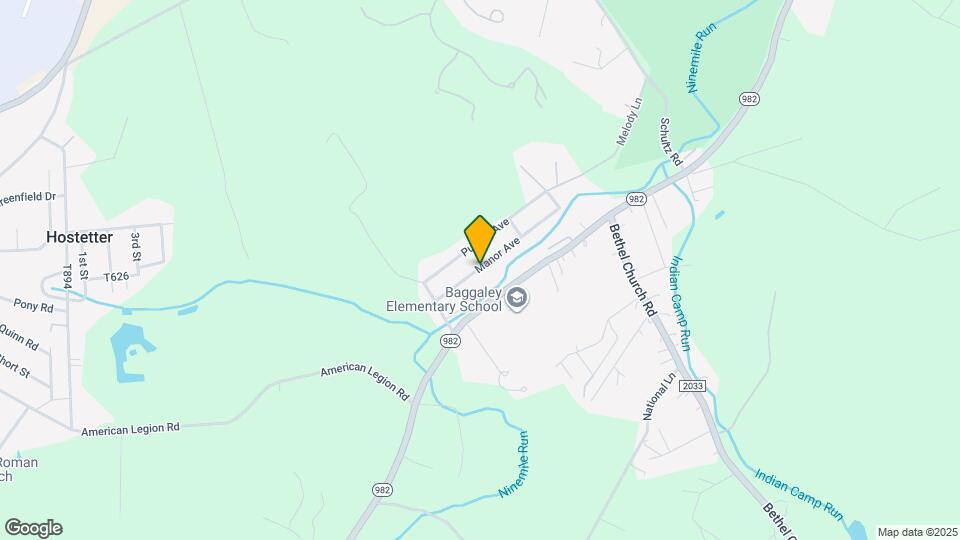 1120 Manor Ave Mapa y Detalles de la Ubicación