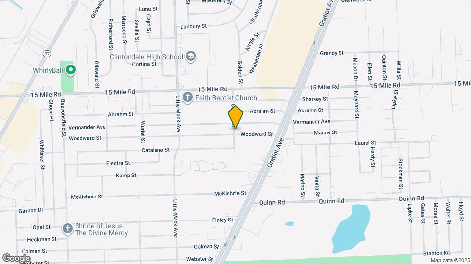21109 Woodward St Map and Location Details