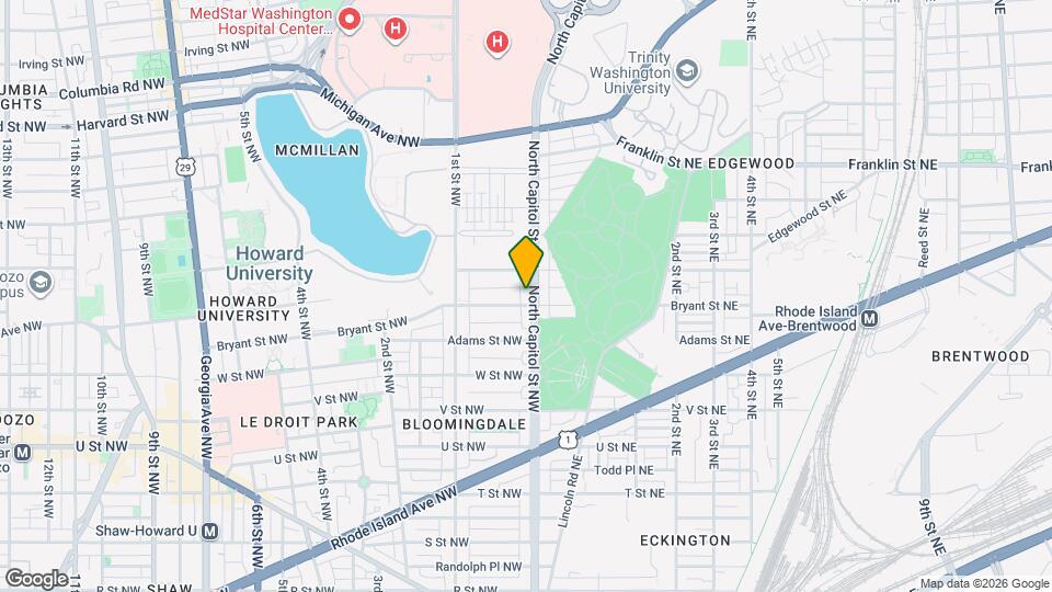 2404 North Capitol St NW Map and Location Details