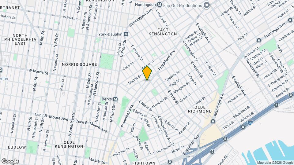 2228 Frankford Ave Map and Location Details