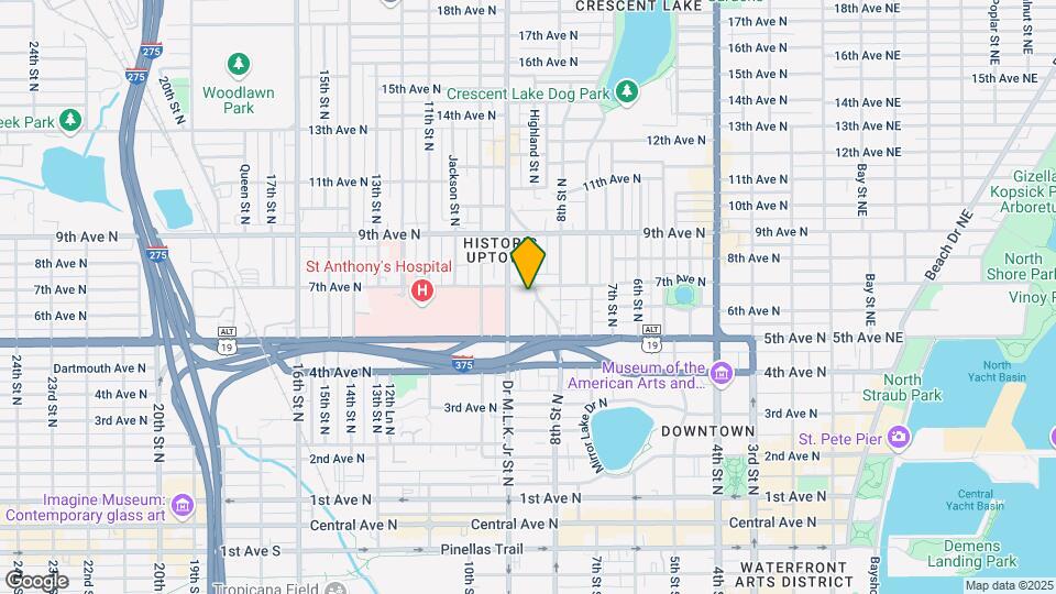 626 Highland St N Map and Location Details