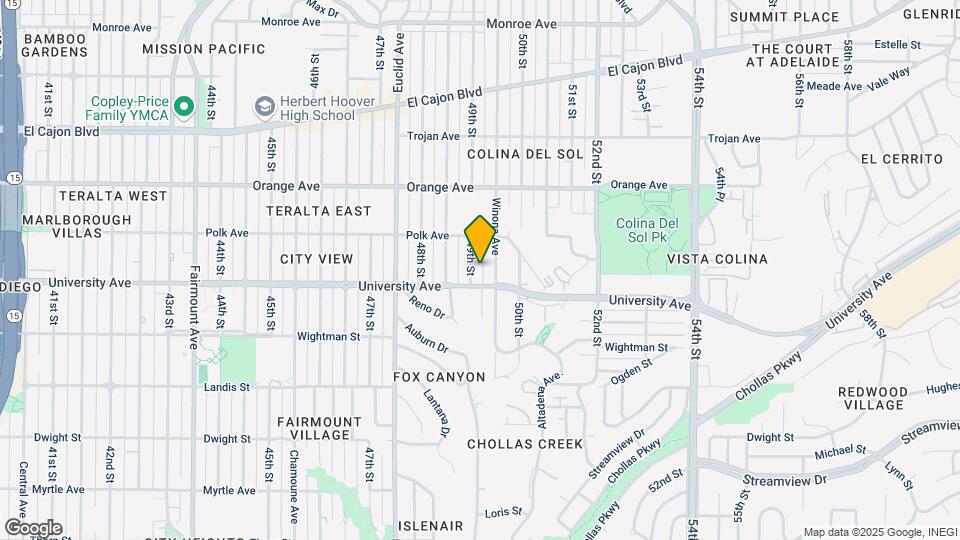 4029 49th St Map and Location Details