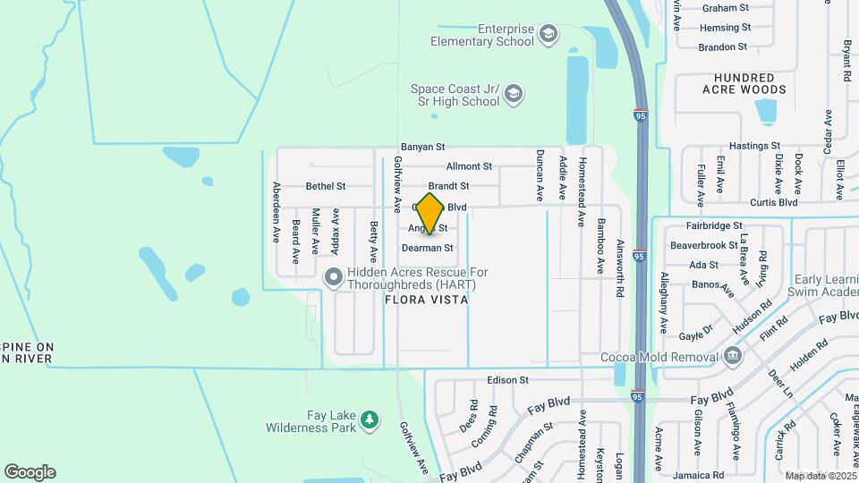 6340 Dearman St Map and Location Details