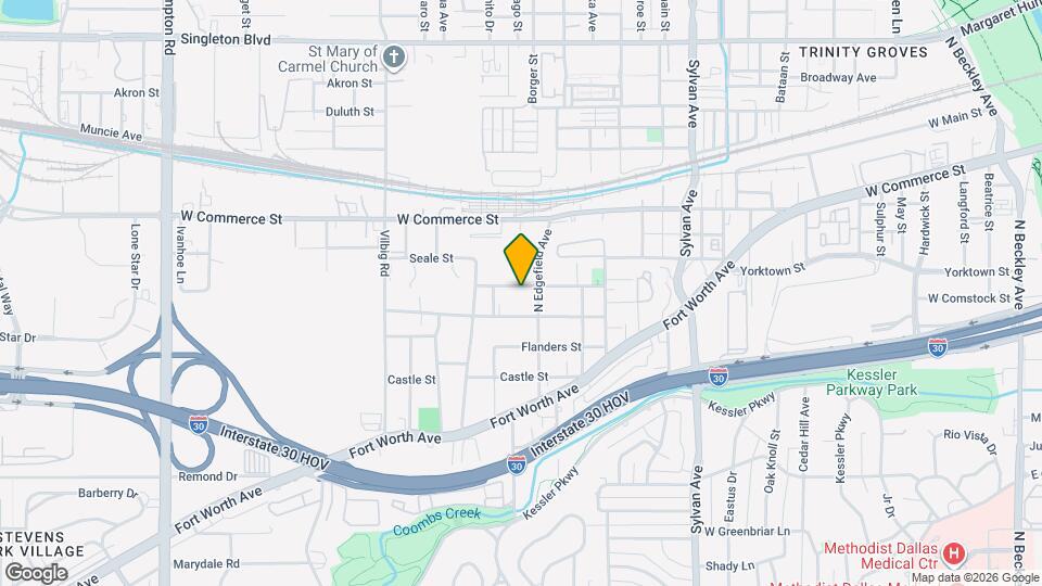 1318 Stafford St Map and Location Details