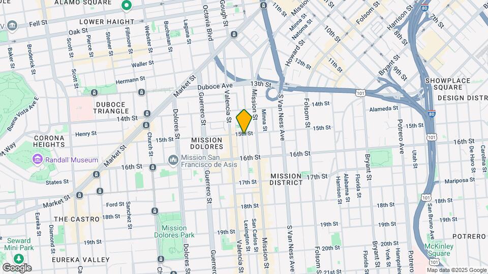 105 Julian Ave Mapa y Detalles de la Ubicación
