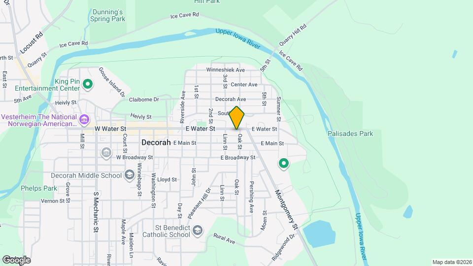 609 E Water St, Unit East unit Mapa y Detalles de la Ubicación